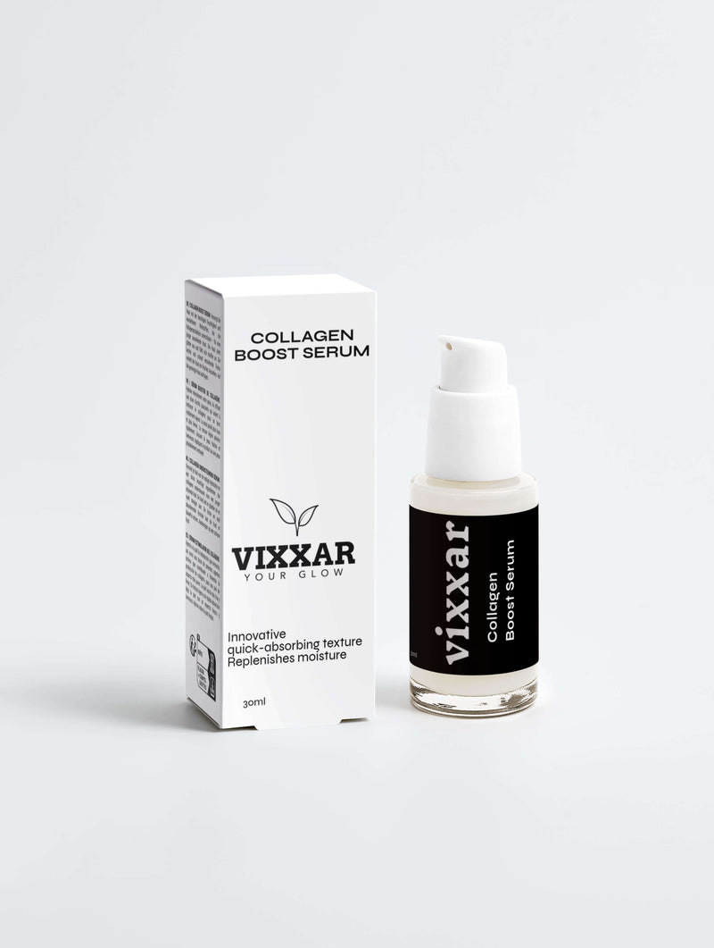 Collagen Boost Serum 30ml Hydrating Anti-Aging Serum Whether you're a skincare enthusiast or prefer a minimalist approach, our Hydrating Anti-Aging Serum effortlessly fits into any daily routine. Designed to enhance your skincare regimen, this serum provi