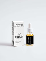 Calming Facial Oil 15ml Experience a nutrient-rich boost with our unique blend of 11 organic certified oils and extracts, designed to reveal a healthy, glowing complexion. This private label facial oil delivers intense nourishment, leaving your skin soft