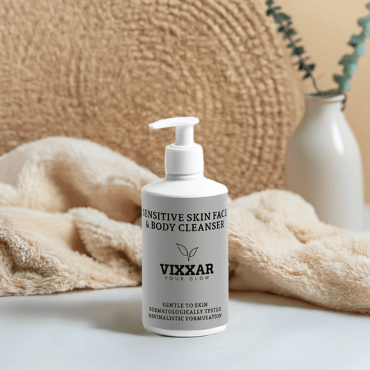 Sensitive Skin Face & Body Cleanser 290ml - Vixxar Cosmetiques