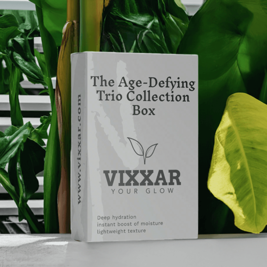  The Ultimate Anti-Aging Skincare Set

Unveil&nadiant, youthful skin with the Age-Defying Trio Collection Box—a luxurious, high-performance skincare set designed to combat visible signs of aging while delivering deep hydration and skin-firming benefits. This premium set includes three powerful anti-aging essentials